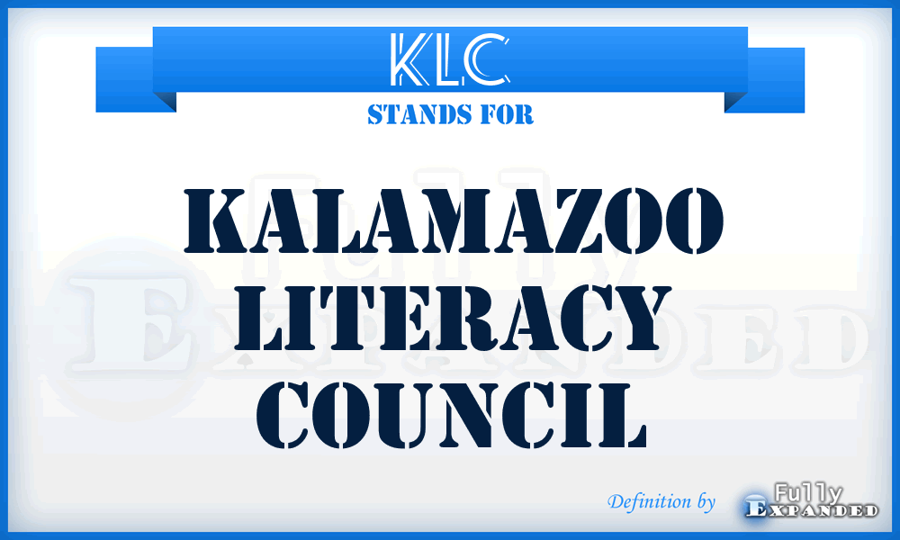 KLC - Kalamazoo Literacy Council
