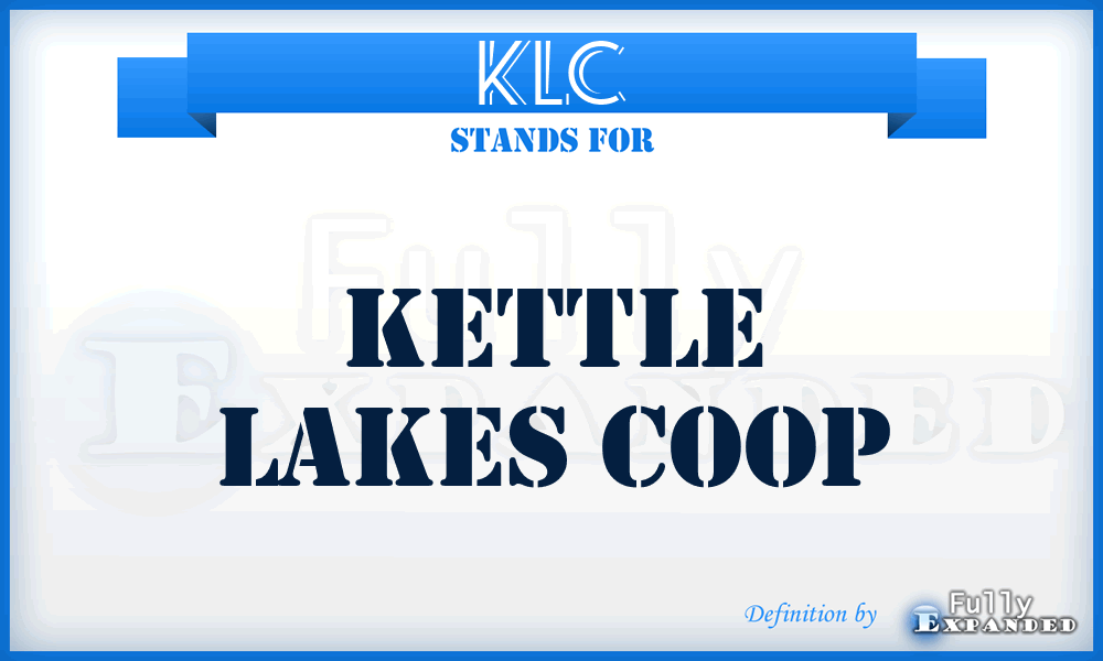 KLC - Kettle Lakes Coop