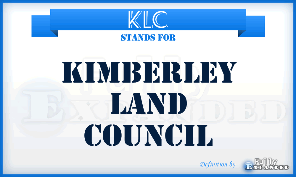 KLC - Kimberley Land Council