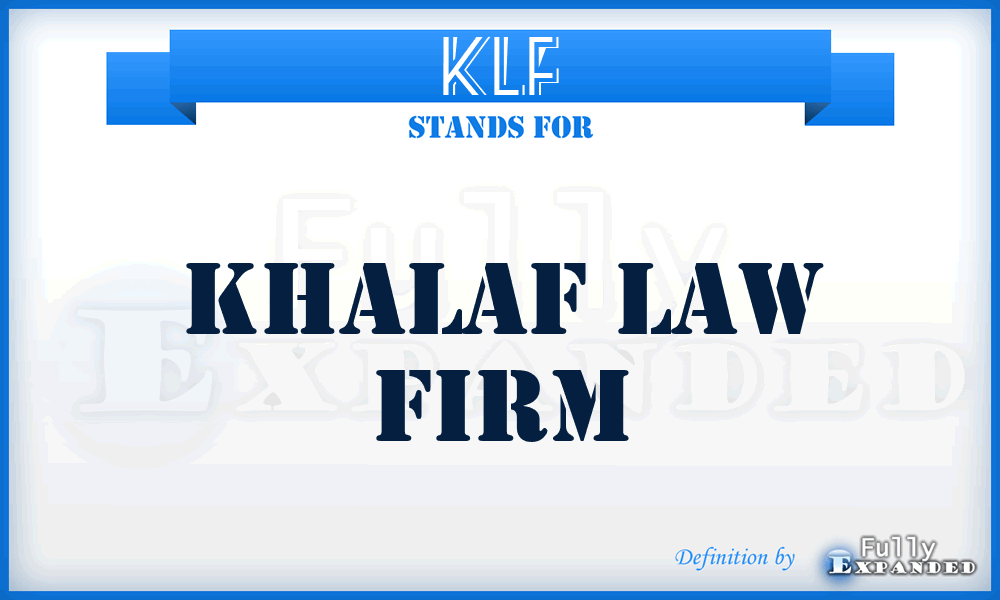 KLF - Khalaf Law Firm