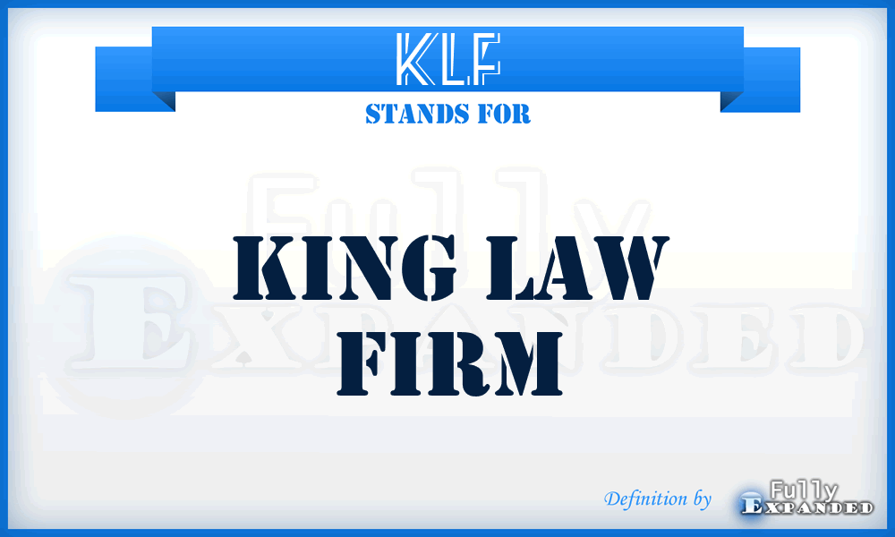 KLF - King Law Firm