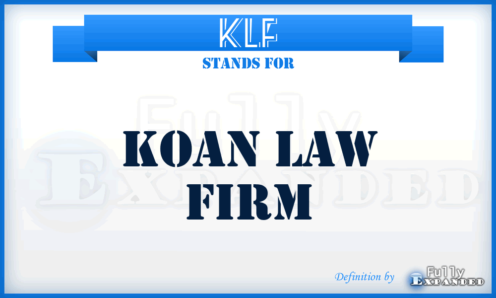 KLF - Koan Law Firm
