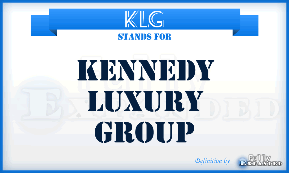 KLG - Kennedy Luxury Group