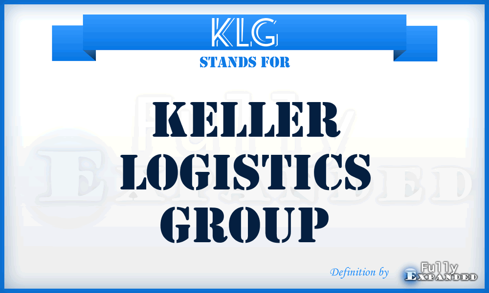 KLG - Keller Logistics Group