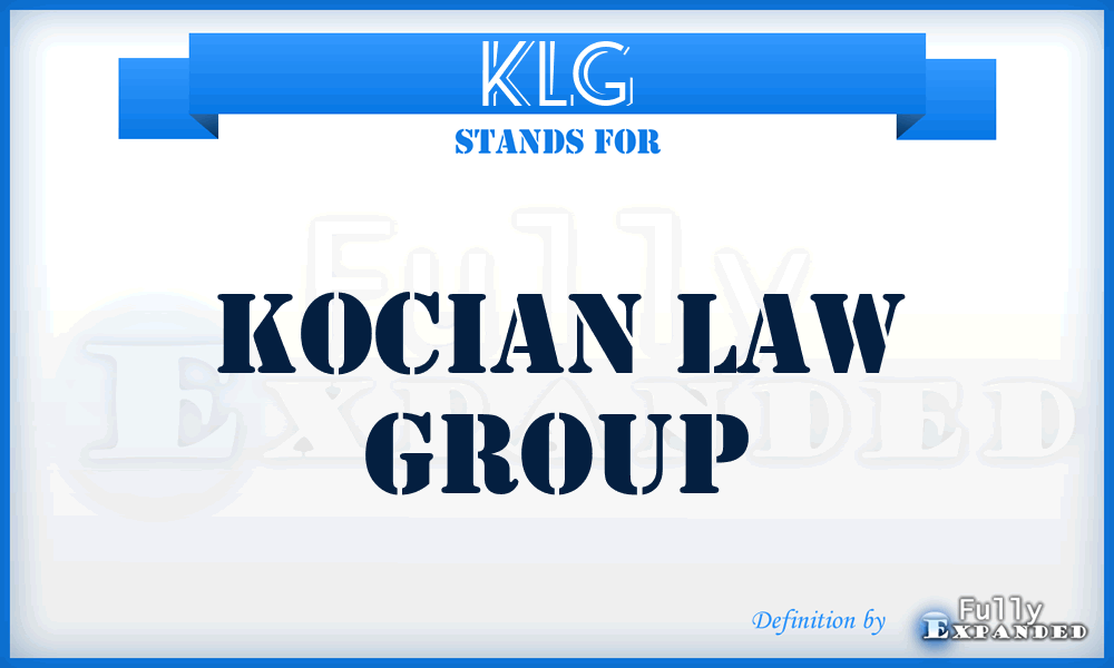 KLG - Kocian Law Group