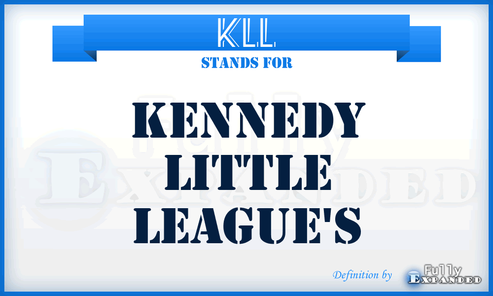 KLL - Kennedy Little League's