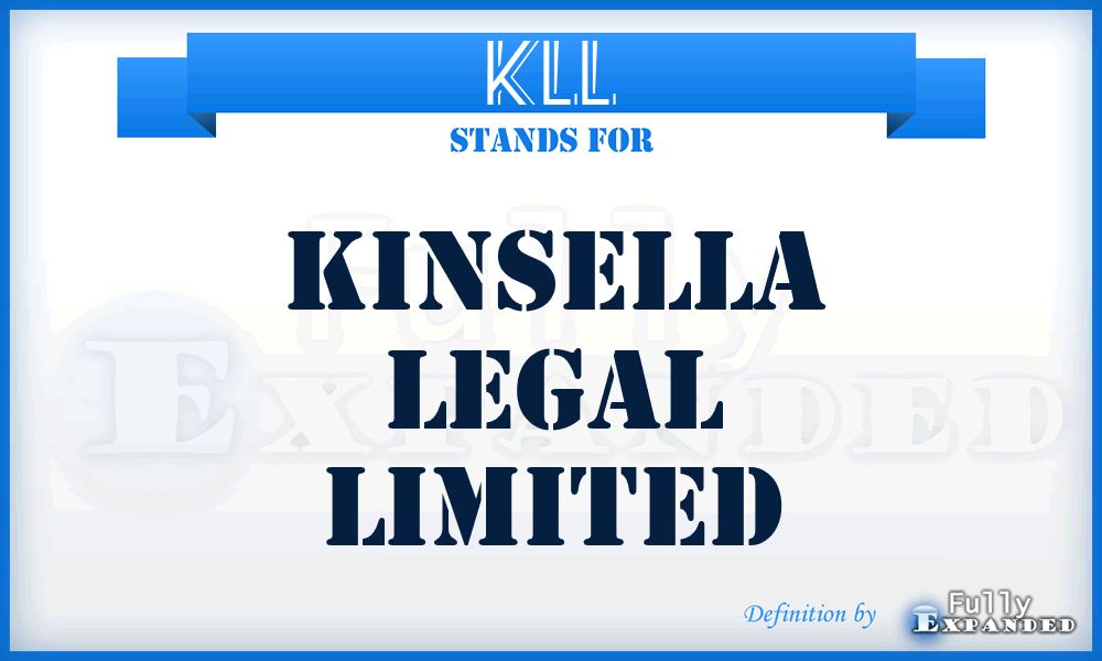 KLL - Kinsella Legal Limited