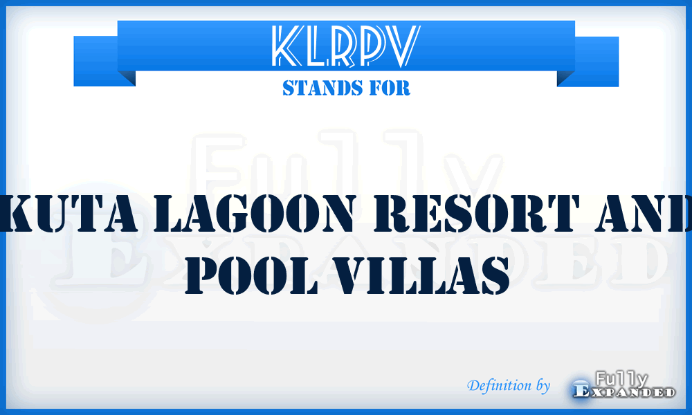 KLRPV - Kuta Lagoon Resort and Pool Villas