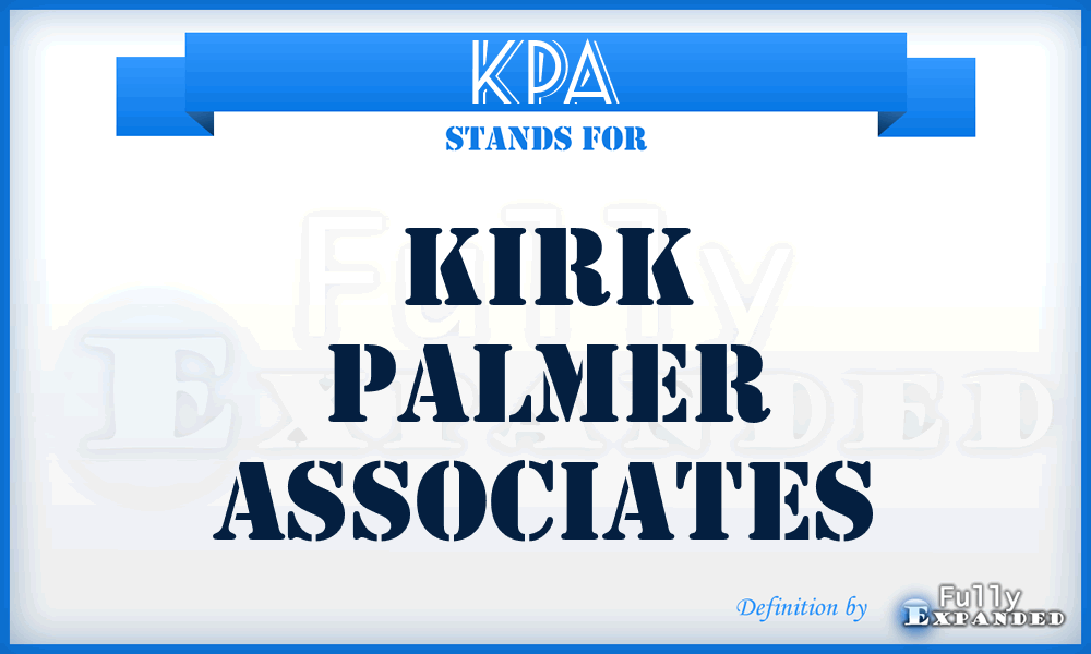 KPA - Kirk Palmer Associates