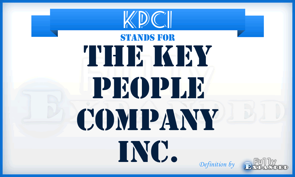 KPCI - The Key People Company Inc.