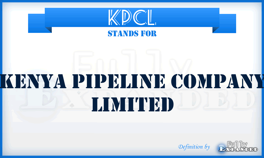 KPCL - Kenya Pipeline Company Limited