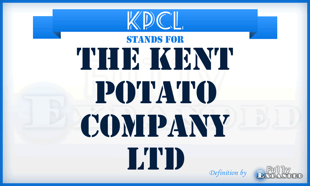 KPCL - The Kent Potato Company Ltd