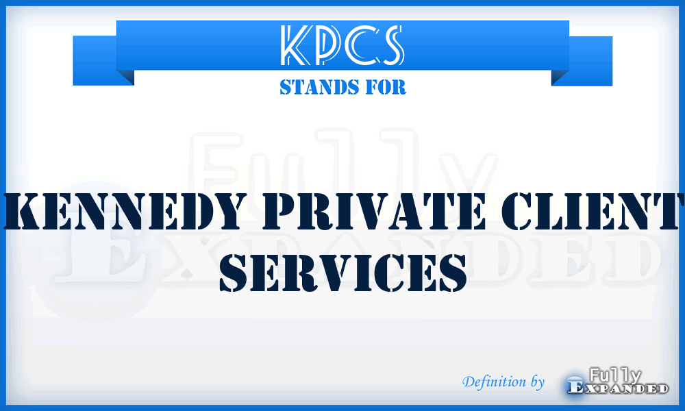 KPCS - Kennedy Private Client Services