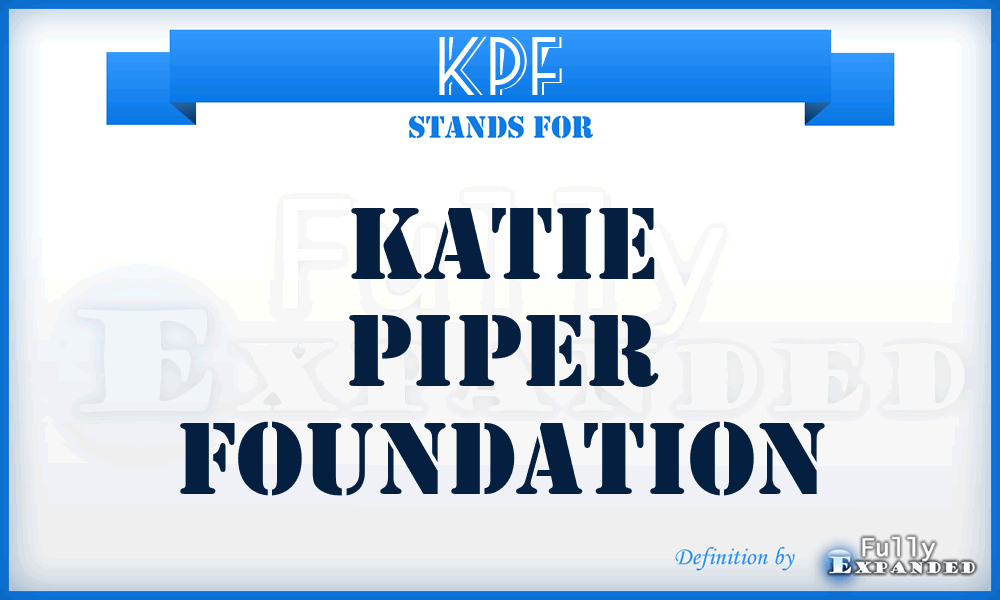 KPF - Katie Piper Foundation
