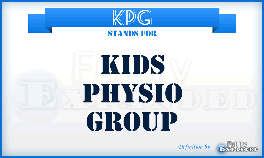 KPG - Kids Physio Group