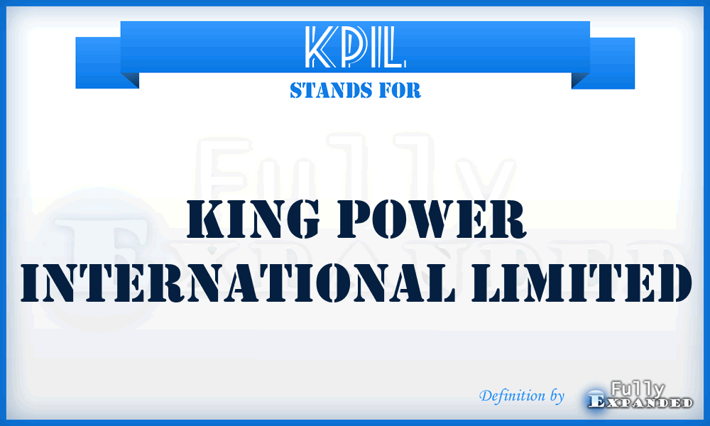 KPIL - King Power International Limited