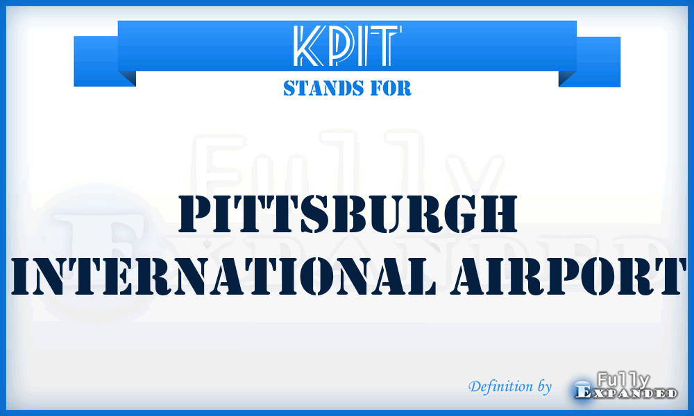 KPIT - Pittsburgh International airport