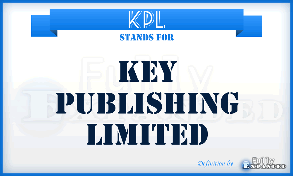 KPL - Key Publishing Limited