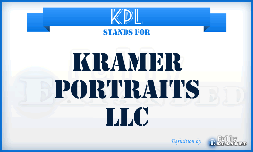 KPL - Kramer Portraits LLC