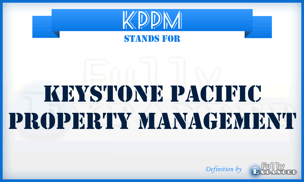 KPPM - Keystone Pacific Property Management