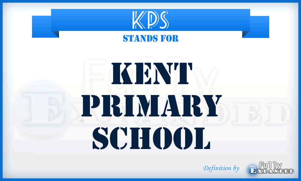 KPS - Kent Primary School