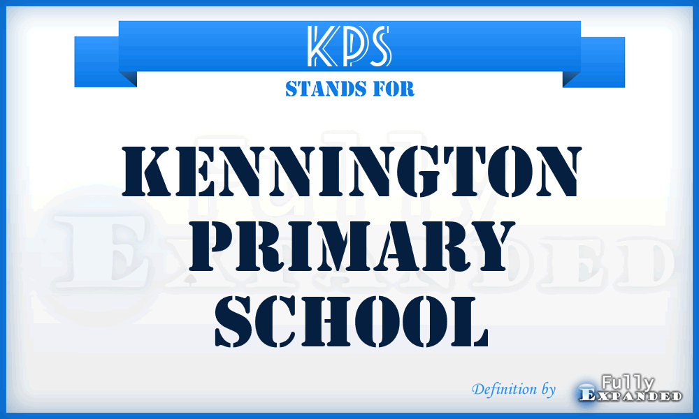 KPS - Kennington Primary School