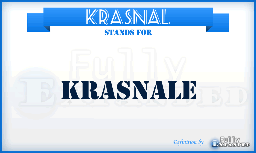 KRASNAL - Krasnale