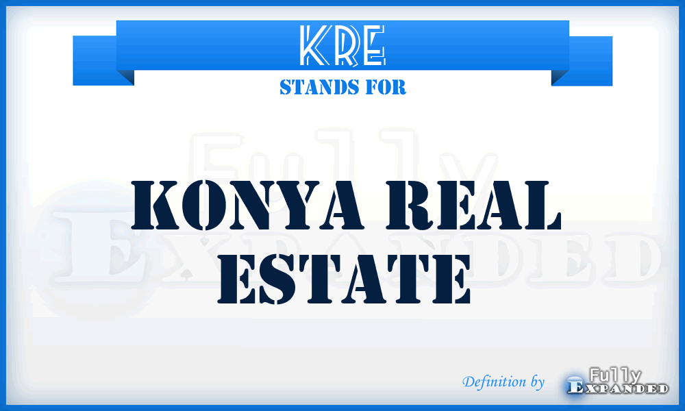 KRE - Konya Real Estate