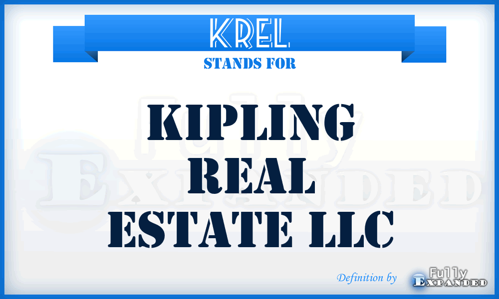 KREL - Kipling Real Estate LLC