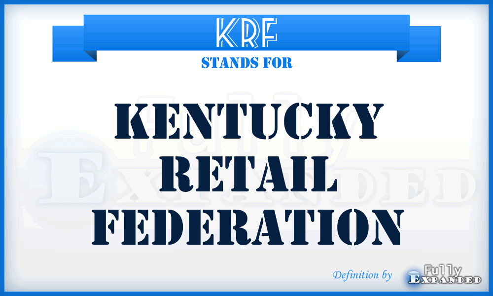 KRF - Kentucky Retail Federation