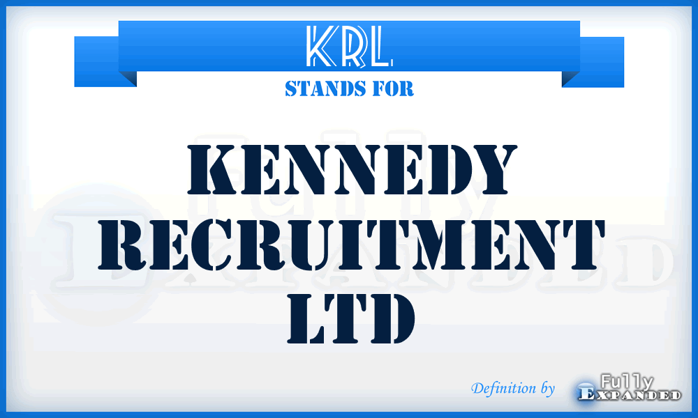 KRL - Kennedy Recruitment Ltd