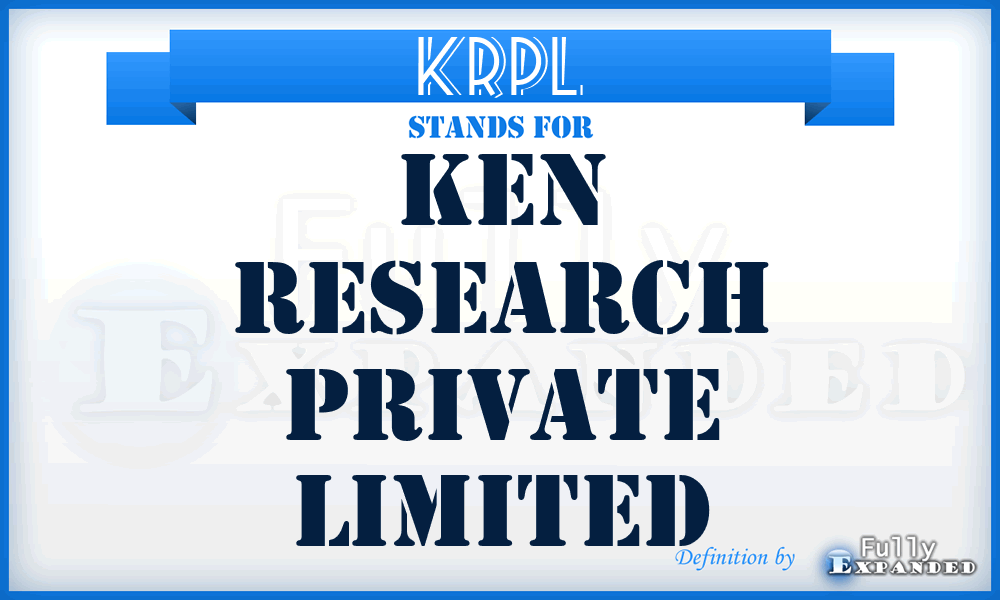 KRPL - Ken Research Private Limited