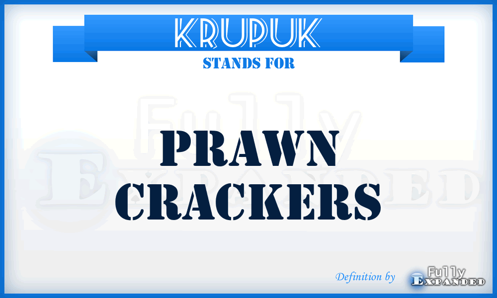 KRUPUK - Prawn crackers