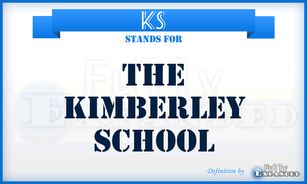 KS - The Kimberley School