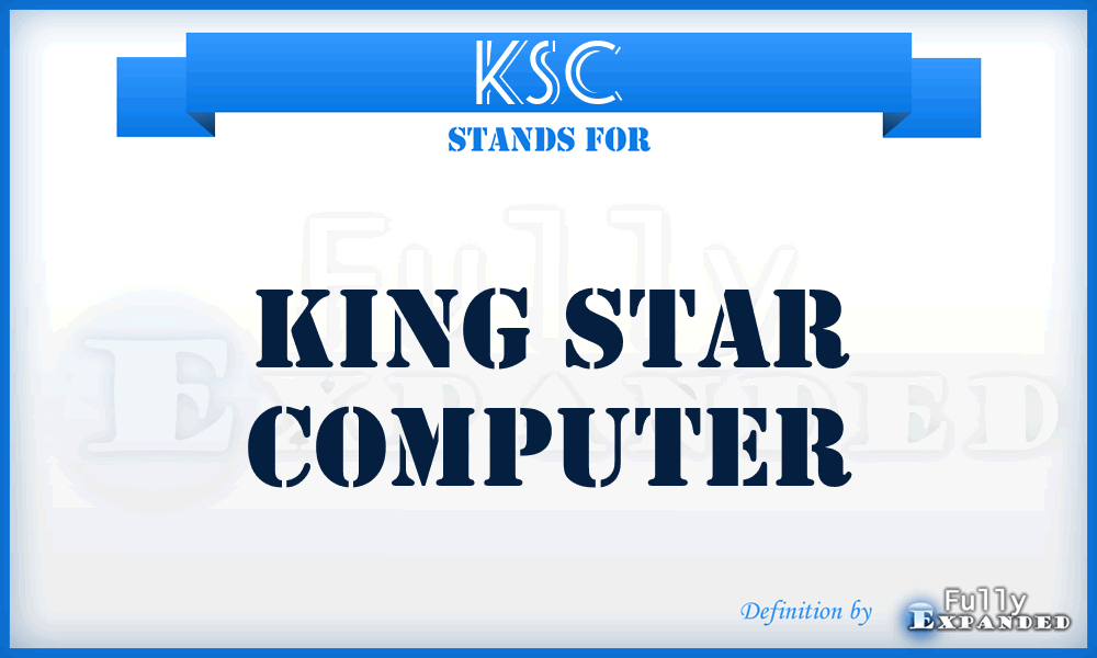 KSC - King Star Computer