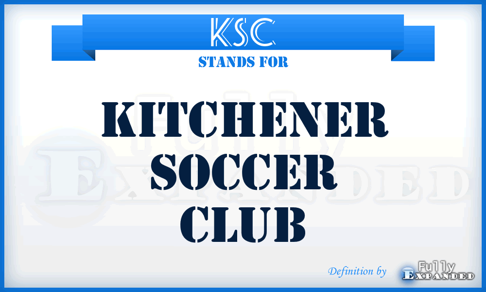 KSC - Kitchener Soccer Club