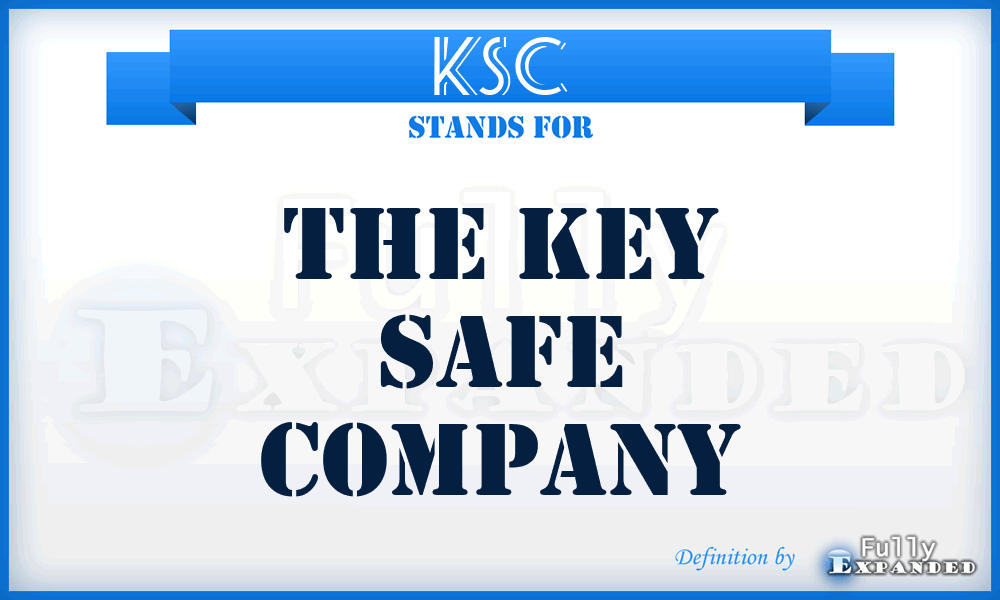 KSC - The Key Safe Company