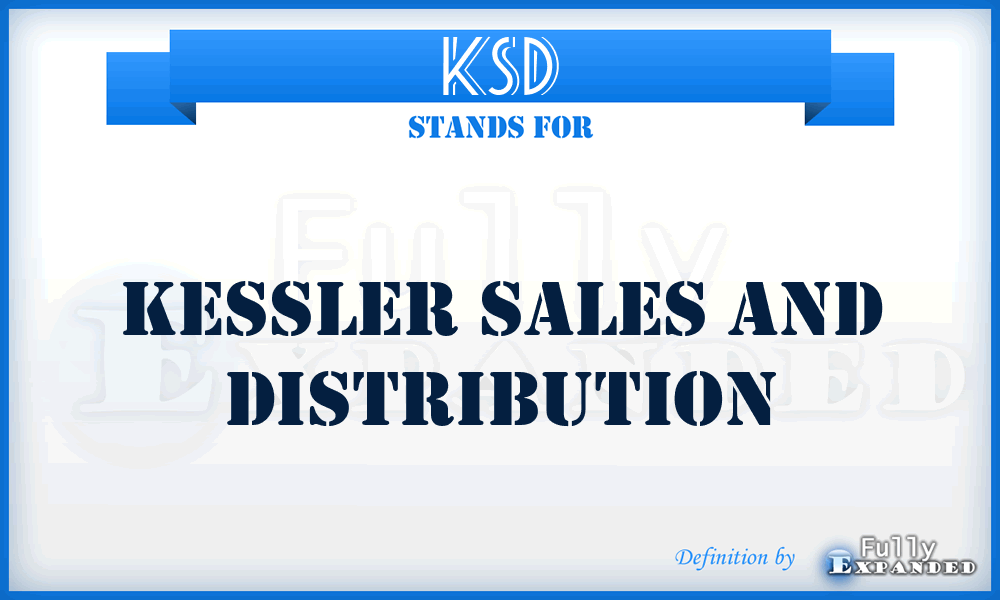 KSD - Kessler Sales and Distribution