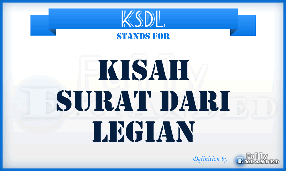 KSDL - Kisah Surat Dari Legian