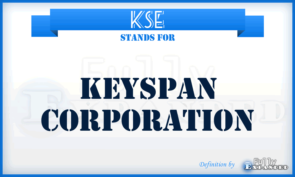 KSE - Keyspan Corporation