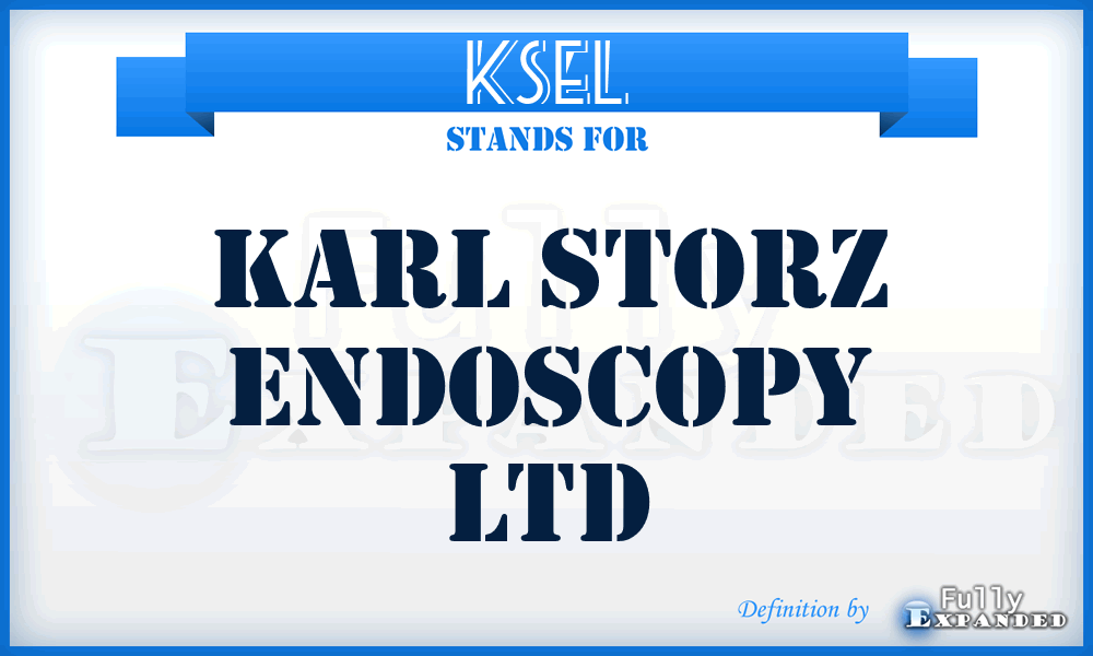 KSEL - Karl Storz Endoscopy Ltd