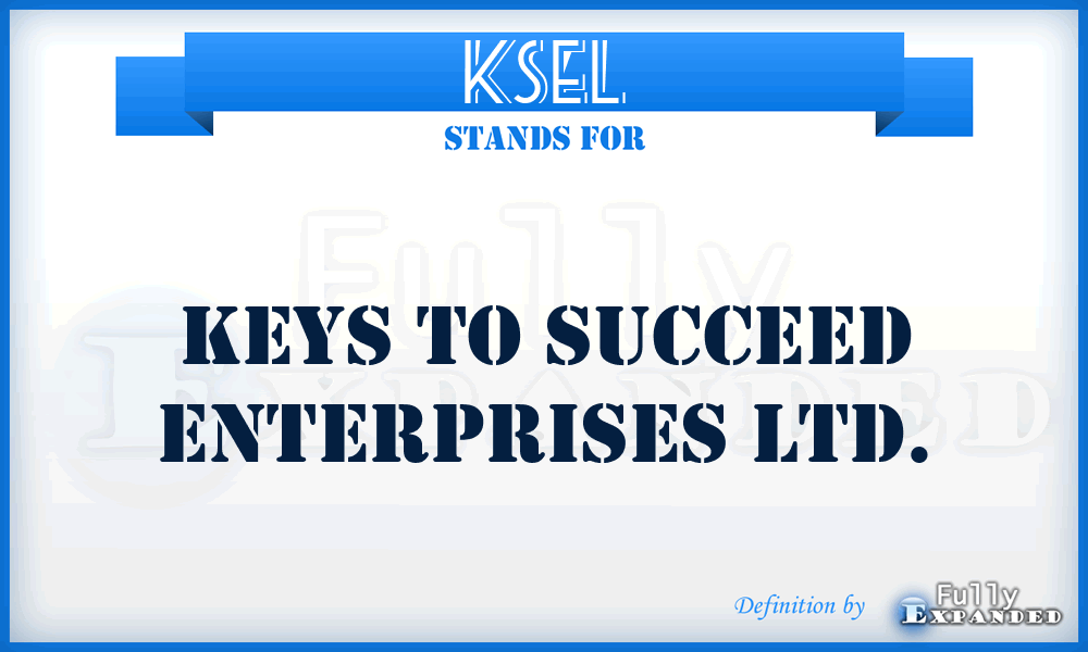 KSEL - Keys to Succeed Enterprises Ltd.