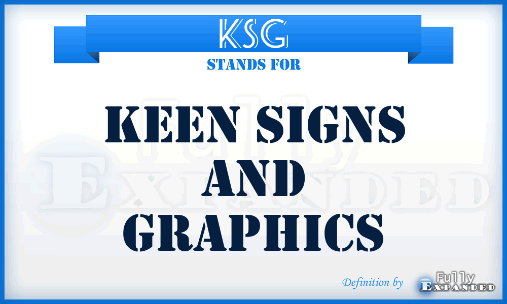 KSG - Keen Signs and Graphics
