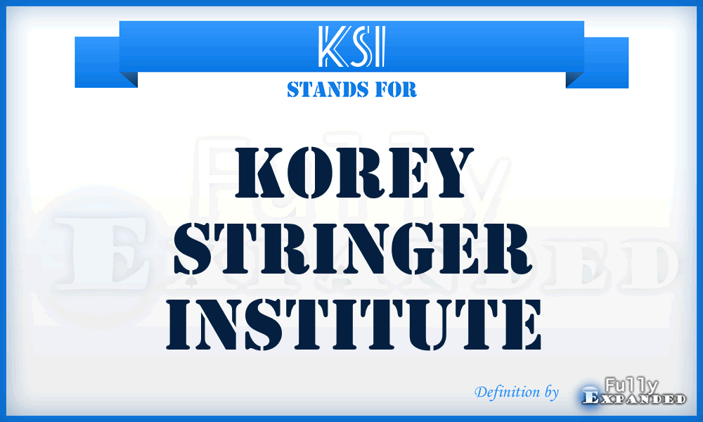 KSI - Korey Stringer Institute