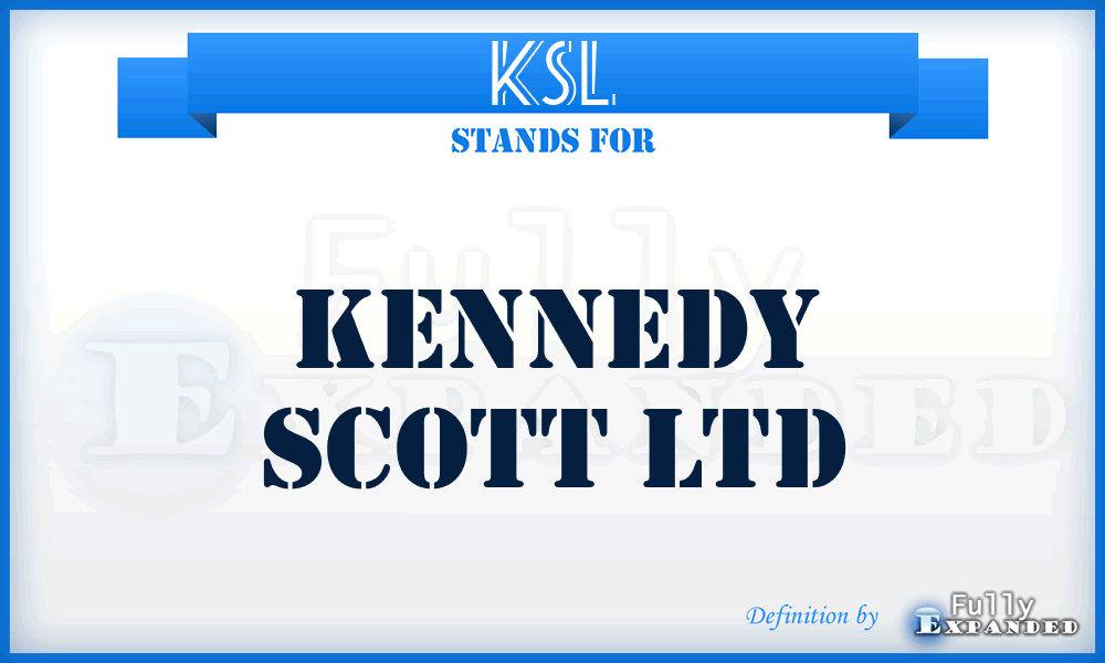 KSL - Kennedy Scott Ltd