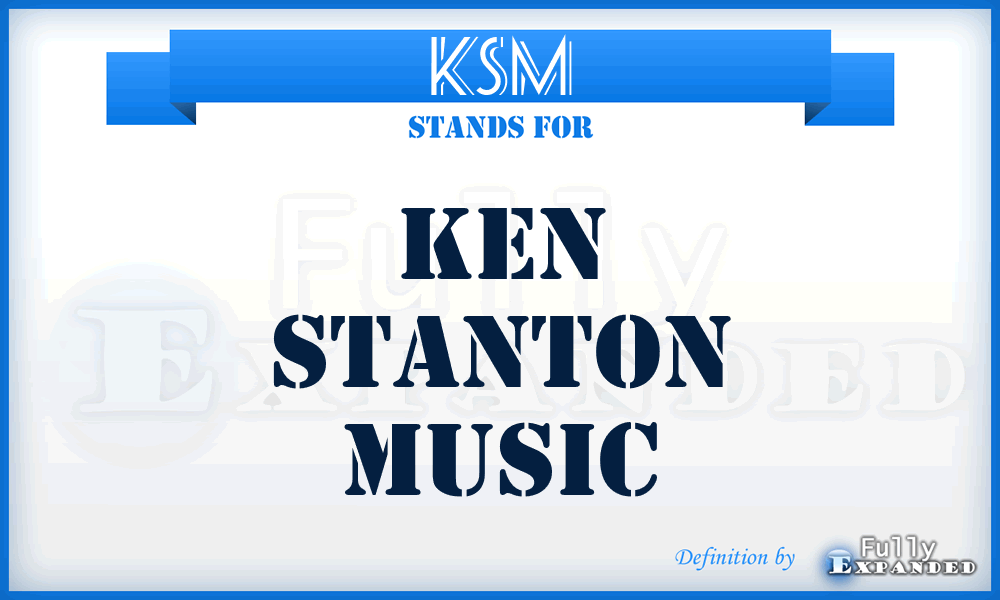 KSM - Ken Stanton Music