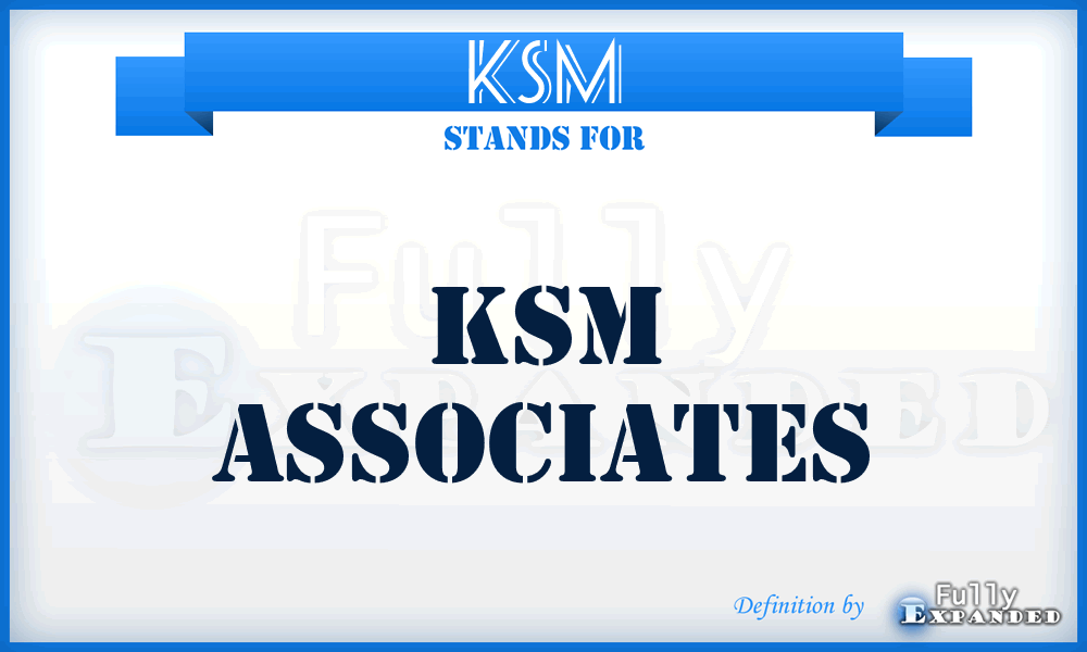 KSM - Ksm Associates