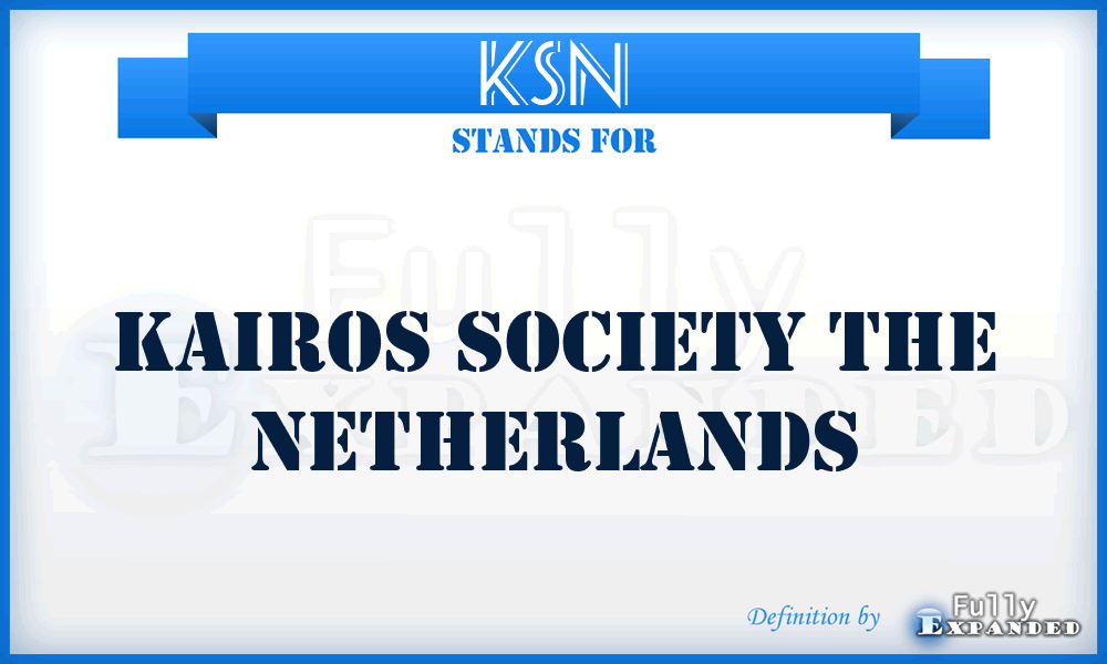 KSN - Kairos Society the Netherlands