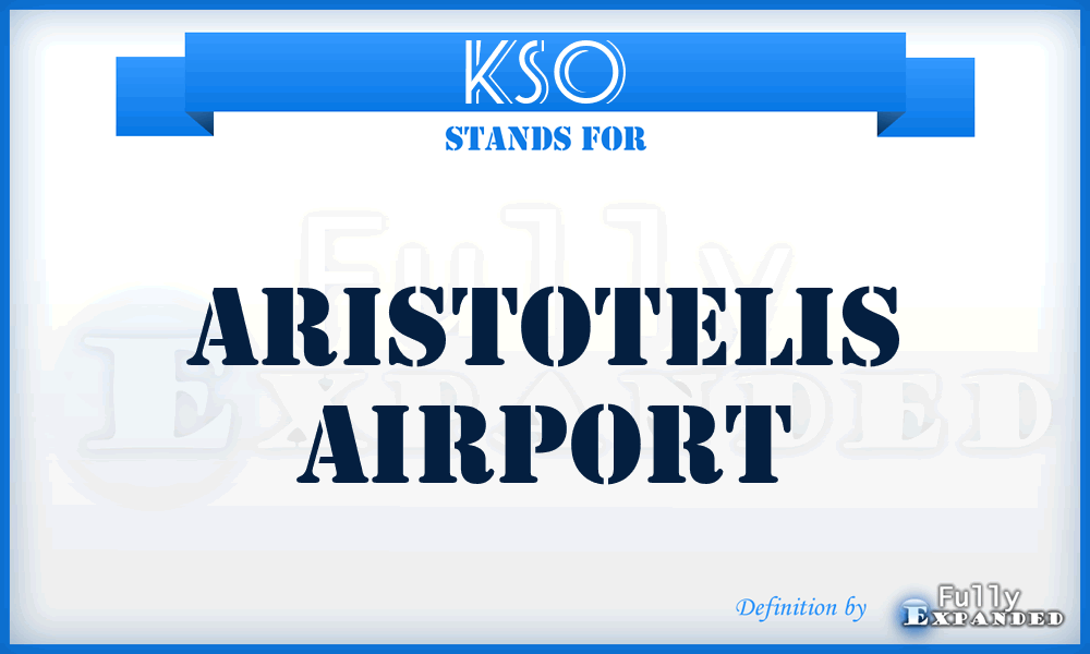 KSO - Aristotelis airport