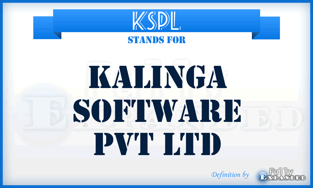 KSPL - Kalinga Software Pvt Ltd